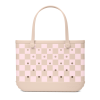 Original Bogg Bag - Checkered Linen/ Pink Marshmallow