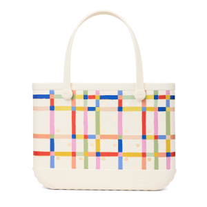 Original Bogg Bag - Red. White and Plaid